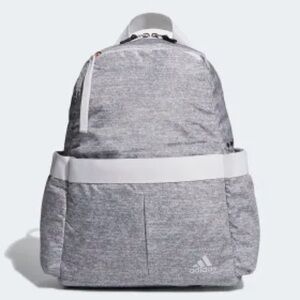 ADIDAS grey backpack - 4 pockets and 2 side pockets in great condition